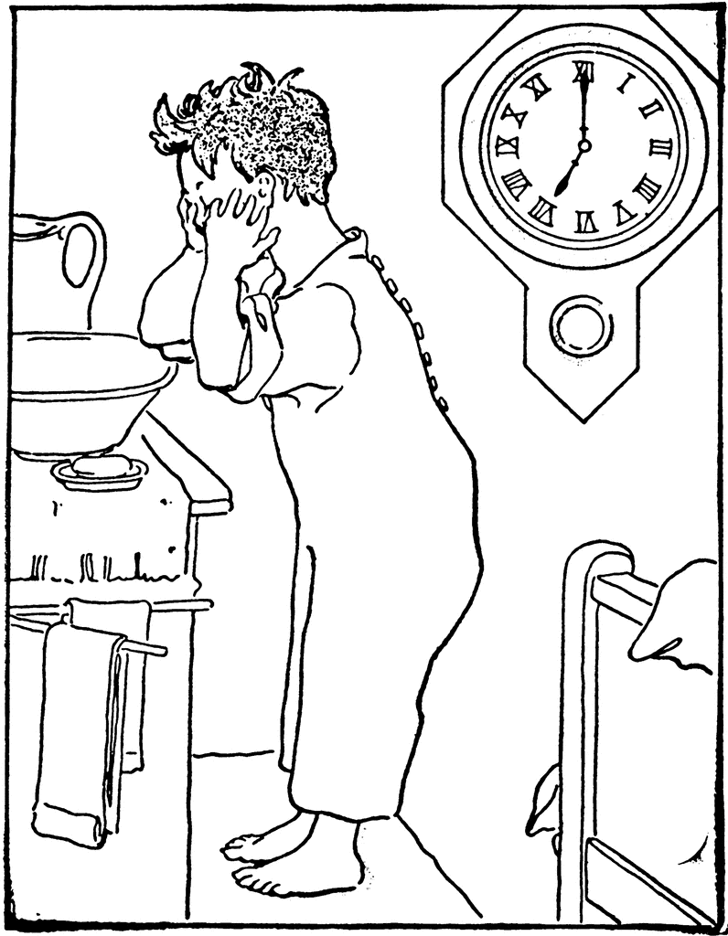 Telling Time 7:00 Story Problem | ClipArt ETC