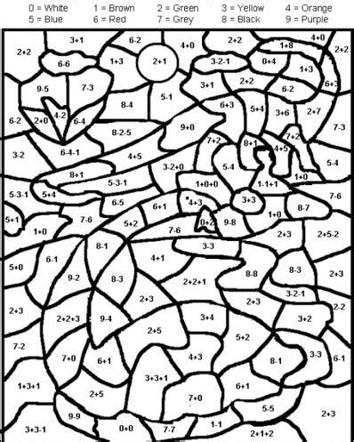  simple math coloring worksheets coloring pages