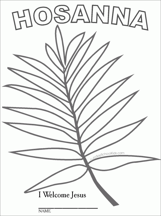 Coloring Page Palm Leaf - High Quality Coloring Pages ...