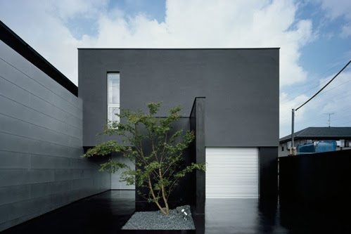 House Design With Completely Black Exterior  DigsDigs