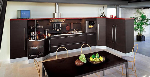 Minimalist kitchen interior ideas for single line