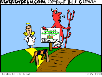 ReverendFun.com : Cartoon for Oct 27, 1998: "Devil ...
