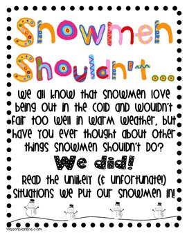 Snowmen Shouldn't...