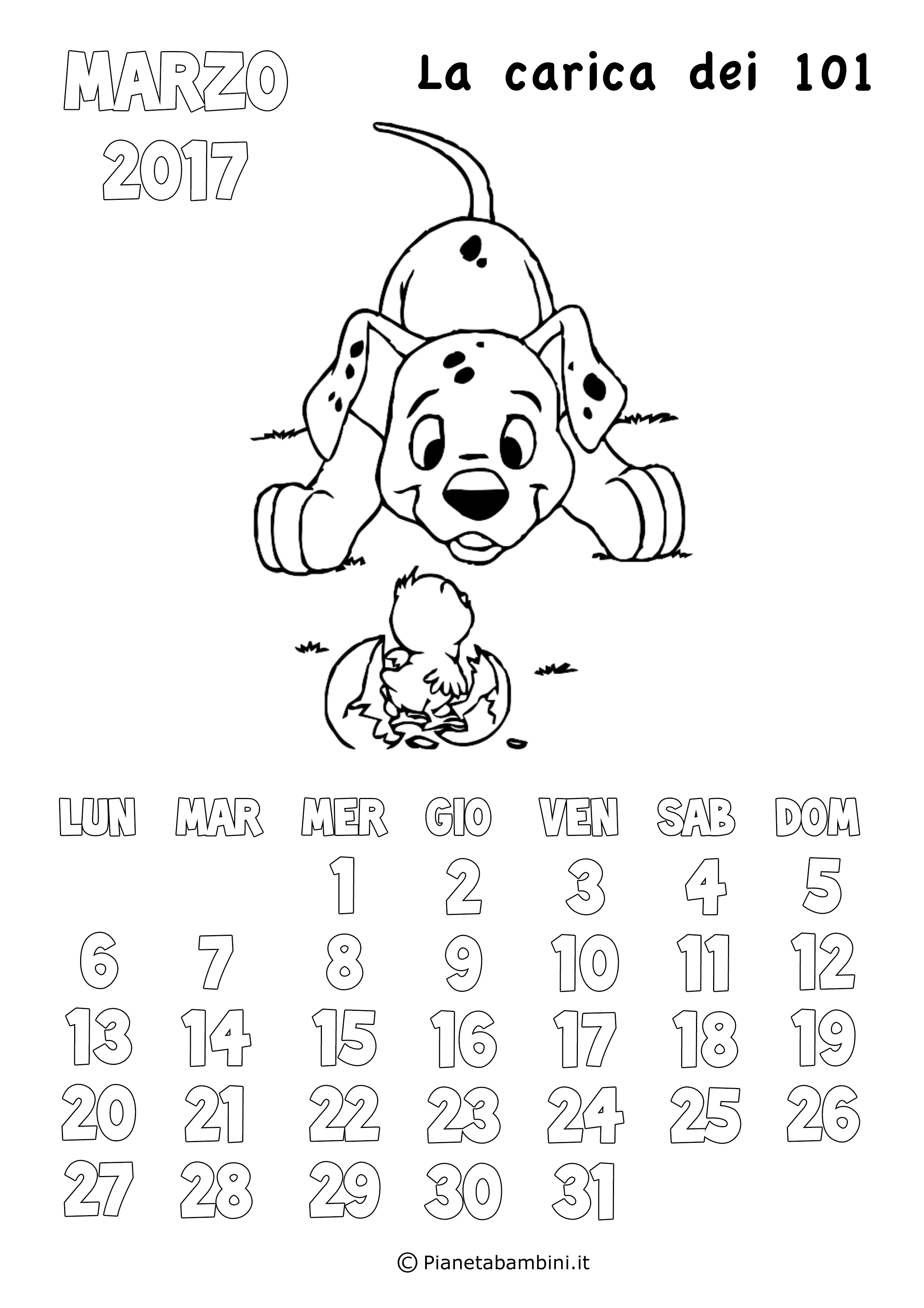 Tutti i mesi del calendario 2016 da stampare singolarmente