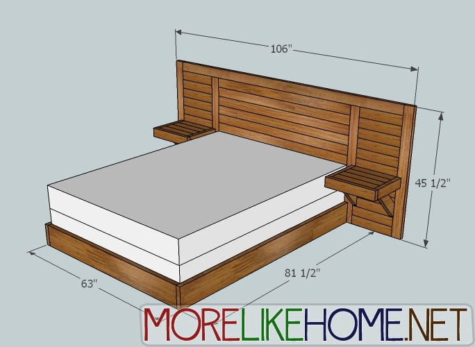 Ana White | 2x4 Simple Modern Bed - DIY Projects