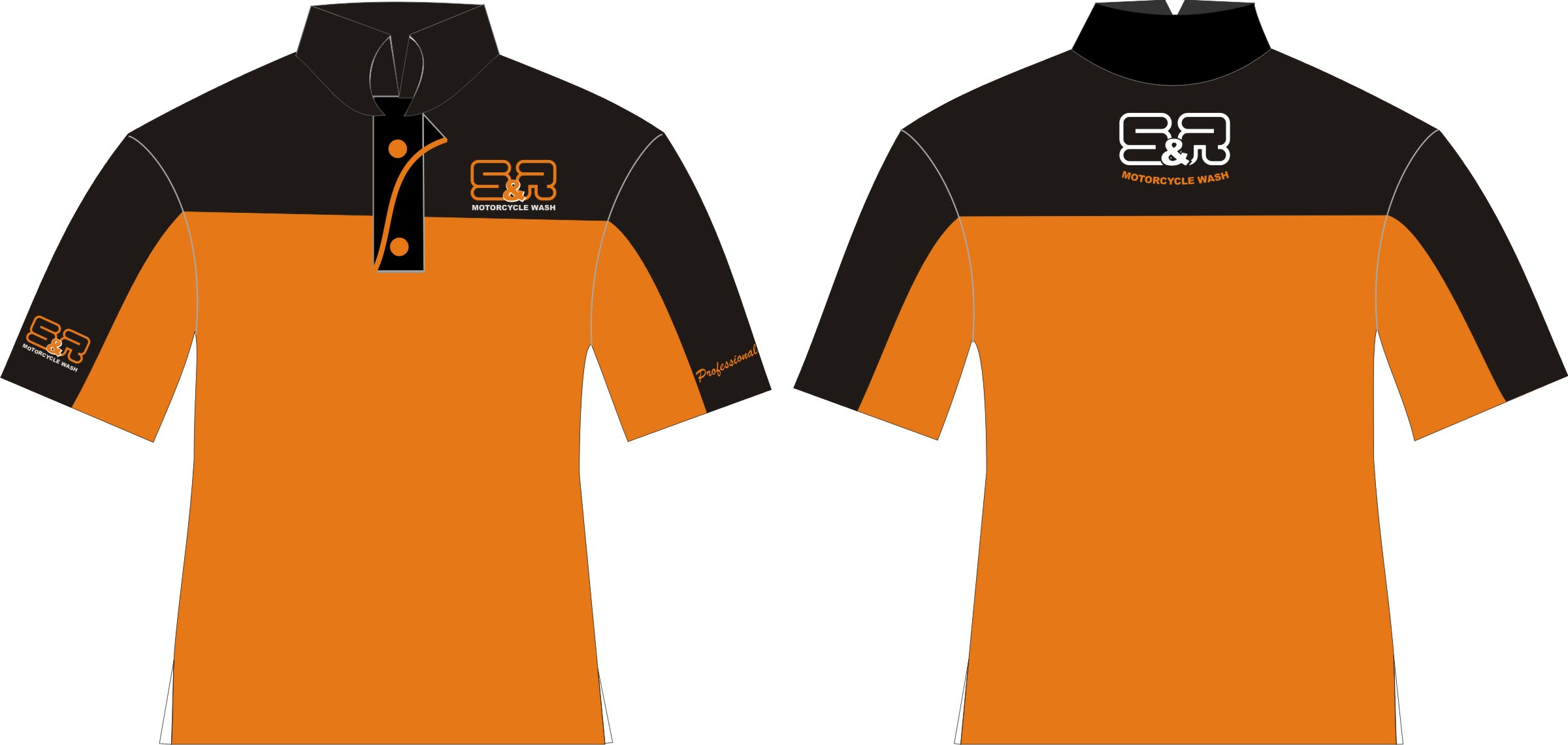 Design Kaos Hitam Polos