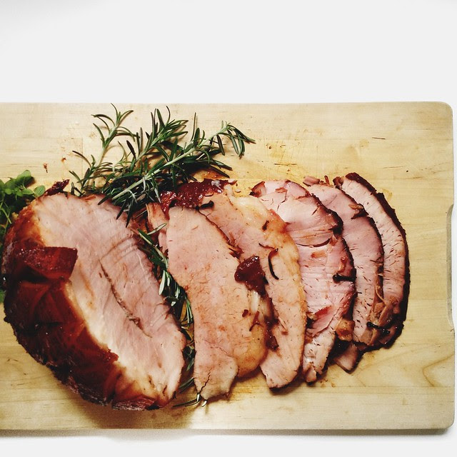 aromatic christmas ham