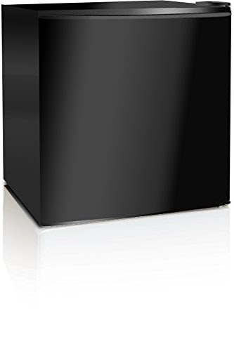 Midea WHS-65LB1 Compact Single Reversible Door Refrigerator and Freezer, 1.6 Cubic Feet, Black