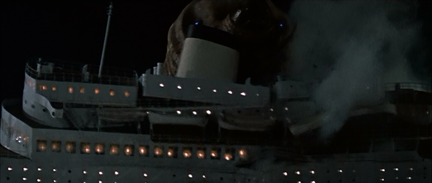 Mothra smashes a ship!