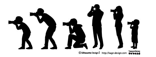 カメラマン シルエット 無料の公開画像