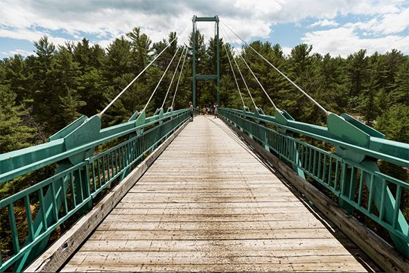 suspension bridge ontario