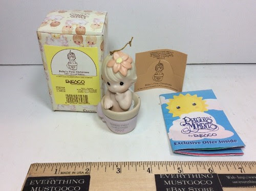 Buy Cheap New New Precious Moments 272744 Baby Girl First Christmas Annual Ornament Dated 1997 782462172487 Up To 60 Discount Www Icaa Gov Ar