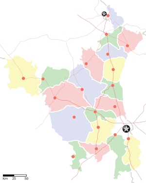 Map of Haryana showing location of Panipat Tar...