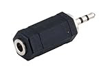 netSells® * Adapter * 2,5 mm Klinke Stecker / 3,5 mm Klinke Buchse * STEREO