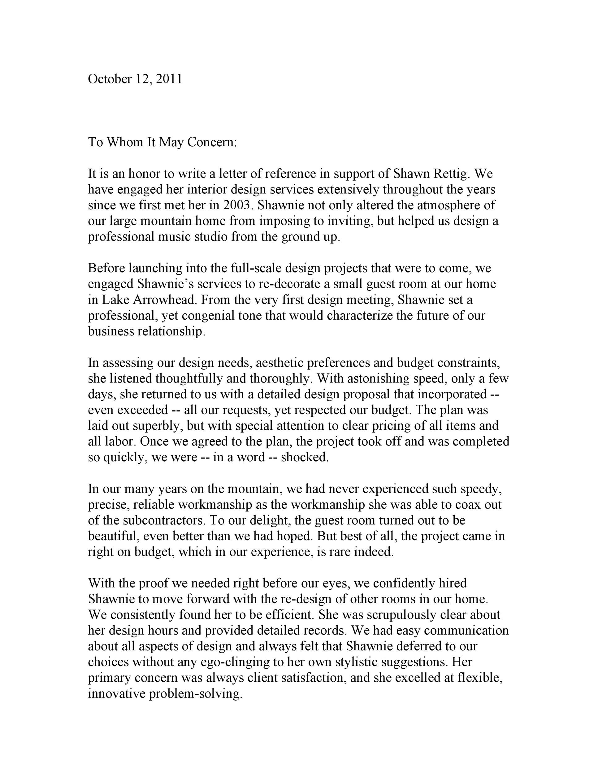 50 To Whom It May Concern Letter & Email Templates ᐅ ...
