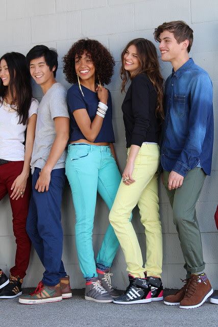Adidas Neo Chloe Blanchard Kalysse Anthony Shannon O'Connor Maxwell Runko fall campaign shoot Los Angeles lisforlois