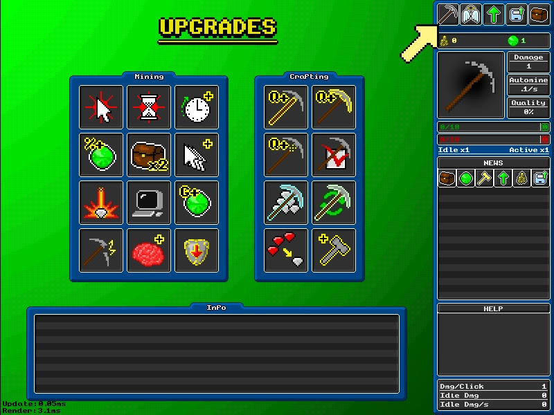Mine Quest Idle Hacked / Cheats - Hacked Online Games