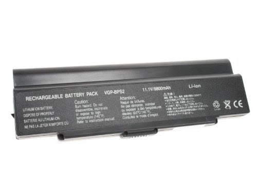 Techno Earth New High Capacity 8800 mAH Laptop Battery for Sony Vaio VGN-C140G/B VGN-FE780G