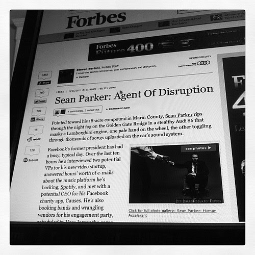 Sean Parker: Forbes Magazine