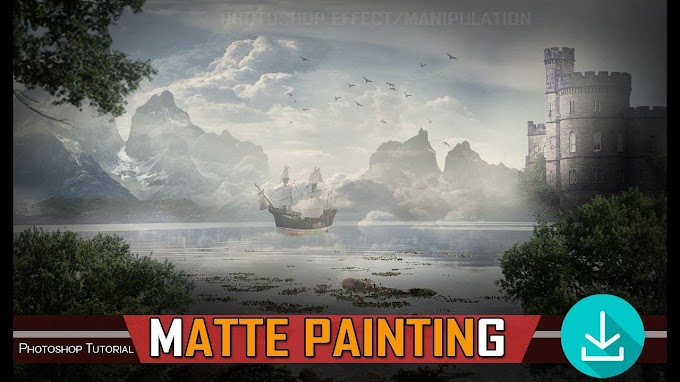 Photoshop Tutorial - How To Create Matte Painting In Photoshop | Make Matte Painting In Photoshop