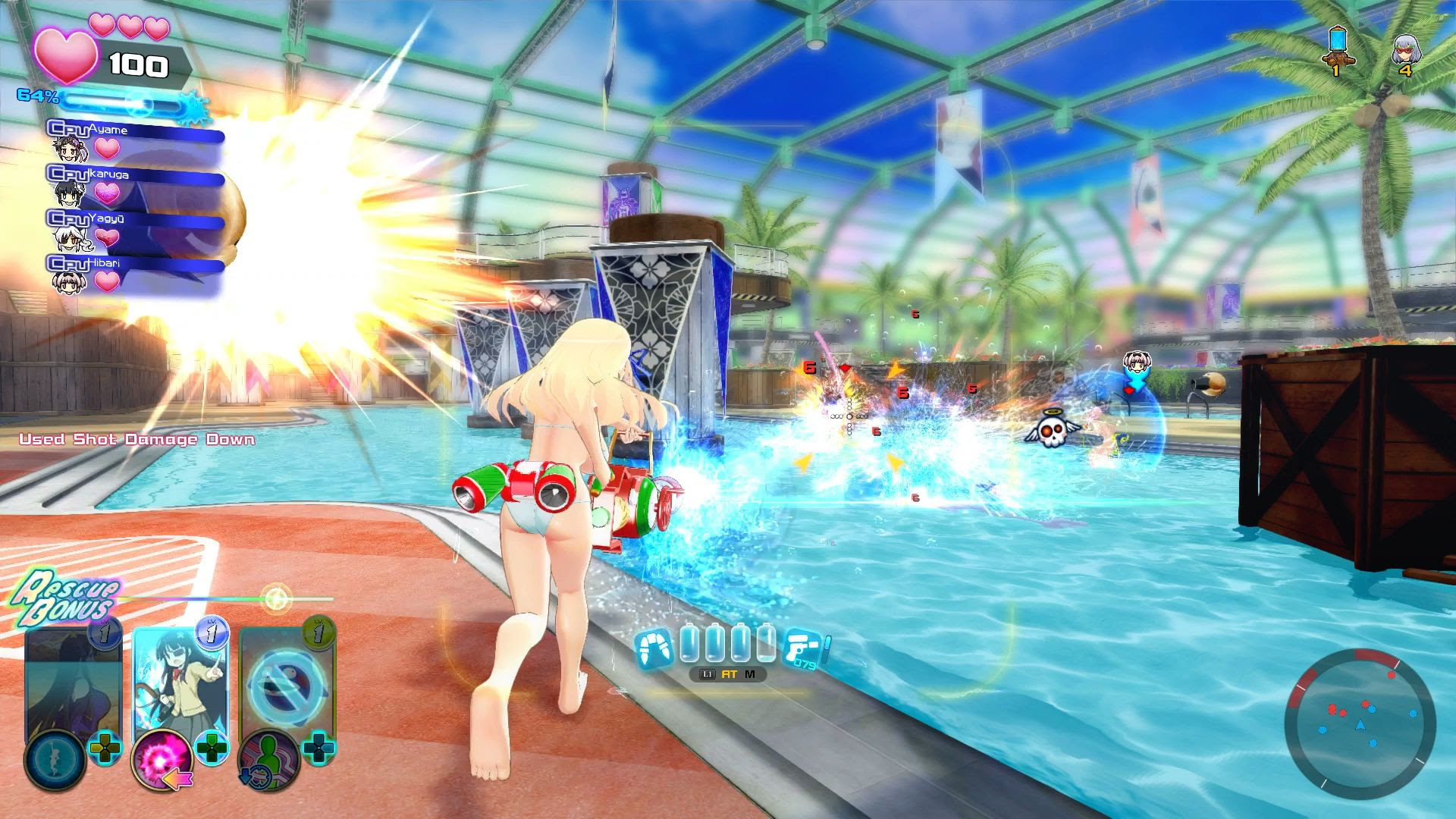 Senran Kagura: Peach Splash Screenshot