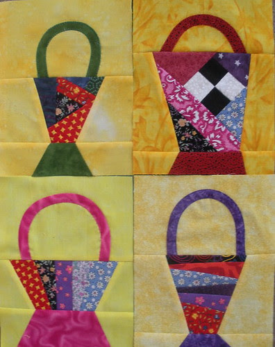 4 Completed Baskets