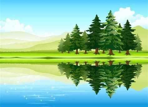galeri  gambar pemandangan kartun  unik