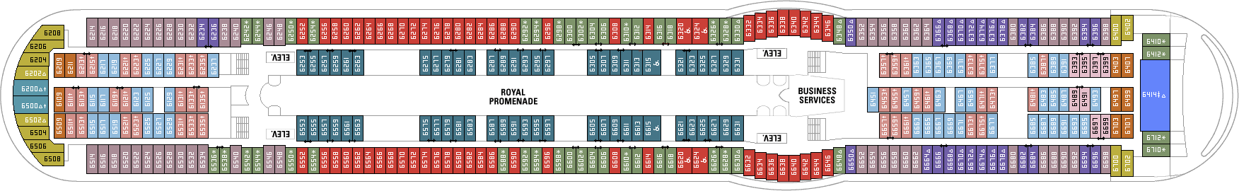 Independence Of The Seas Deck Plan 6 - Cruise Gallery
