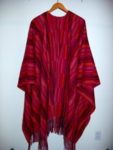Cashmere Blended with Fine Lamb's Wool, XX Large Warming Robe or Boxing Cape, Our 
