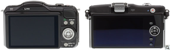 Panasonic GF5 vs EPM1 Back