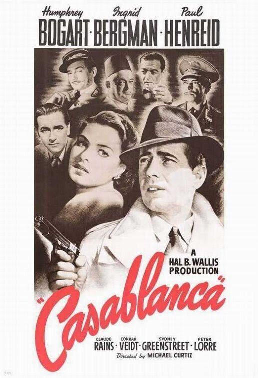 <em>Casablanca</em>, another film where the Mid-Atlantic accent can be heard. 