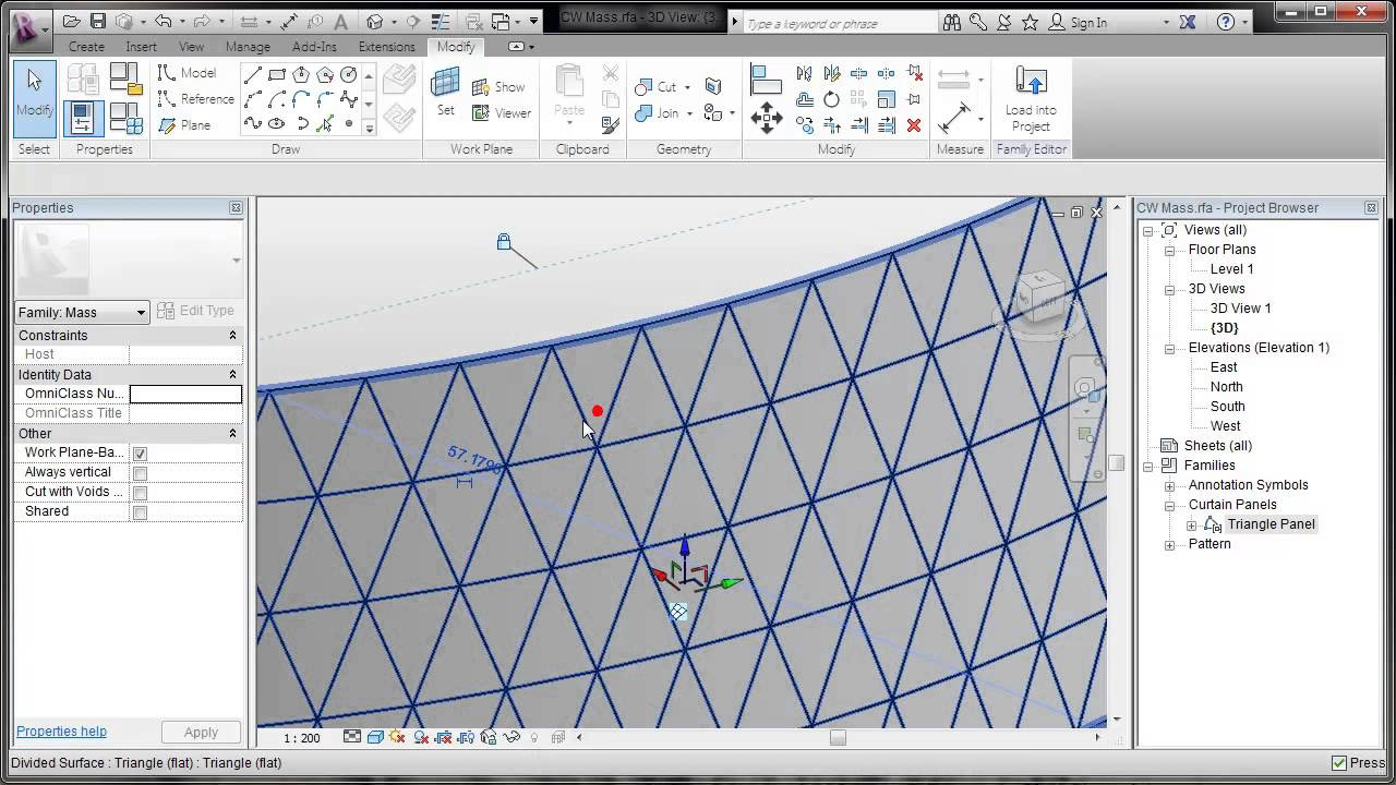 REVIT: Pattern Based Curtain Walls - YouTube