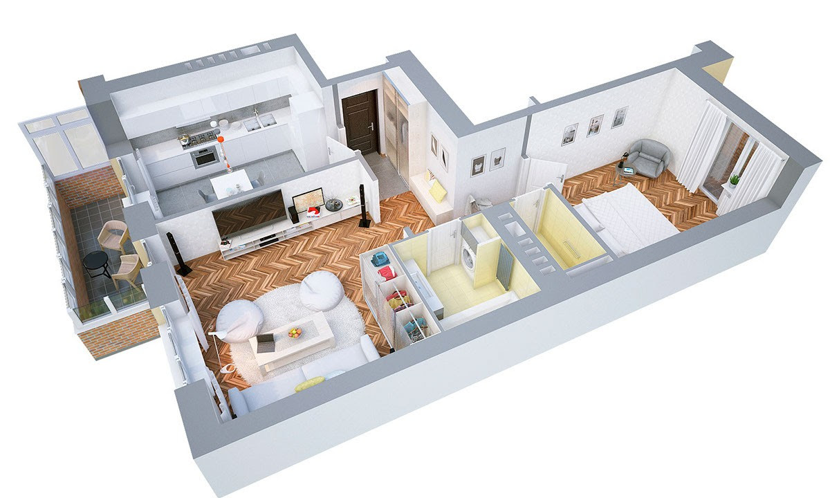 40 More 1 Bedroom Home Floor Plans 40 More 1 Bedroom Home Floor Plans