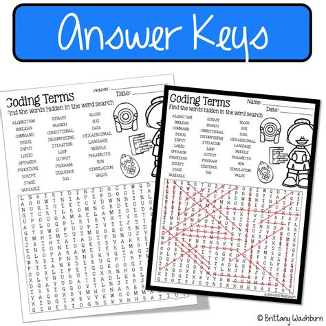  technology vocabulary term word searches technology curriculum