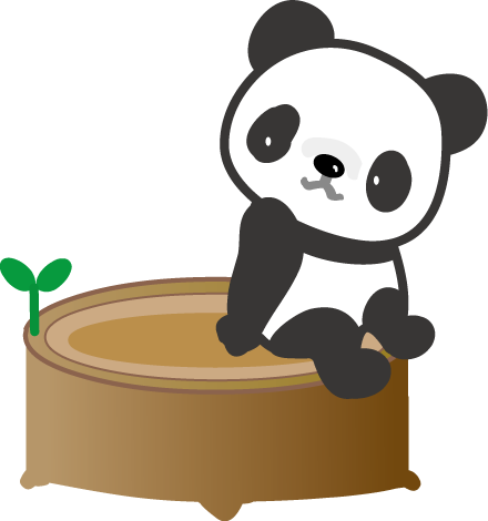 パンダのイラスト 無料イラスト
