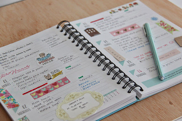 Customiza su agenda para el cole