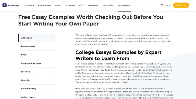 get essays online