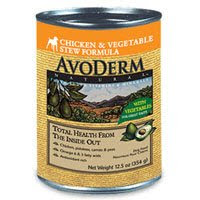 AvoDerm Natural Chicken & Vegetable Stew Recipe Dog Food - 12 12.5-Ounce Cans