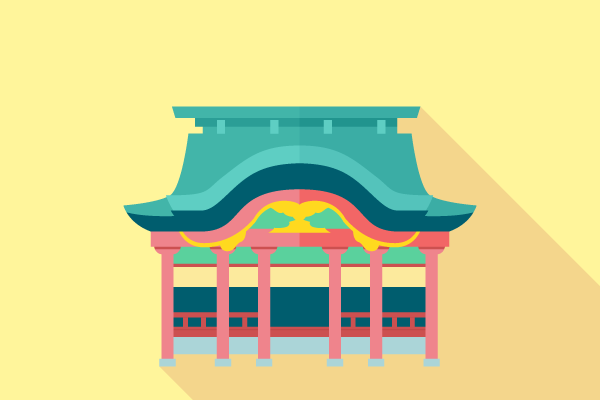 無料の神社イラスト 街 建物系イラスト専門サイト Town Illust