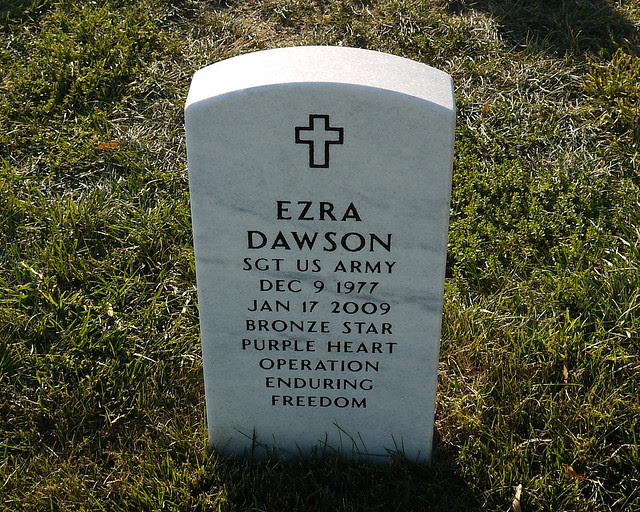 ezra dawson army sgt ezra dawson died january 17 2009 serving during ...