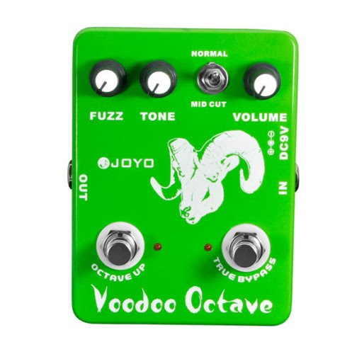 Joyo JF-12 Ultimate Octava: Fuzz/Octave Pedal with Distortion and Octave guitar effects - Two in ONE - endless tone bending possibilities On Sale