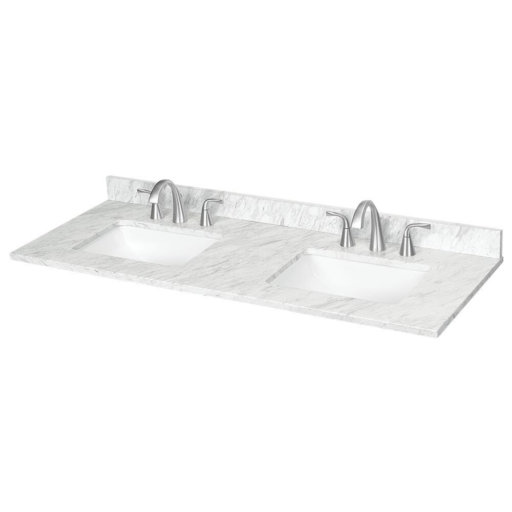 61 In Ariston Natural Marble Double Sink Bathroom Vanity Top In The Bathroom Vanity Tops Department At Lowescom 61 In Ariston Natural Marble Double Sink Bathroom Vanity Top In The Bathroom Vanity Tops Department At Lowescom