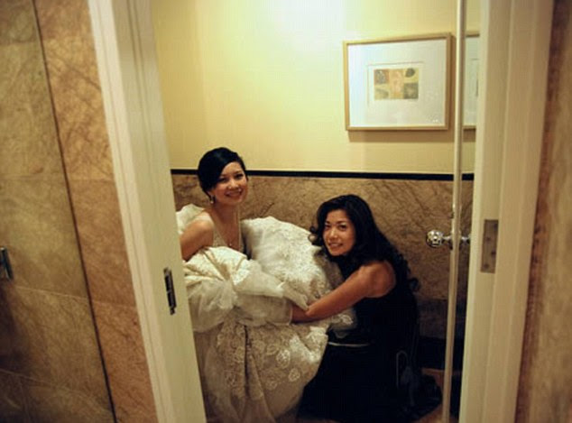 Russian wedding dress mishaps