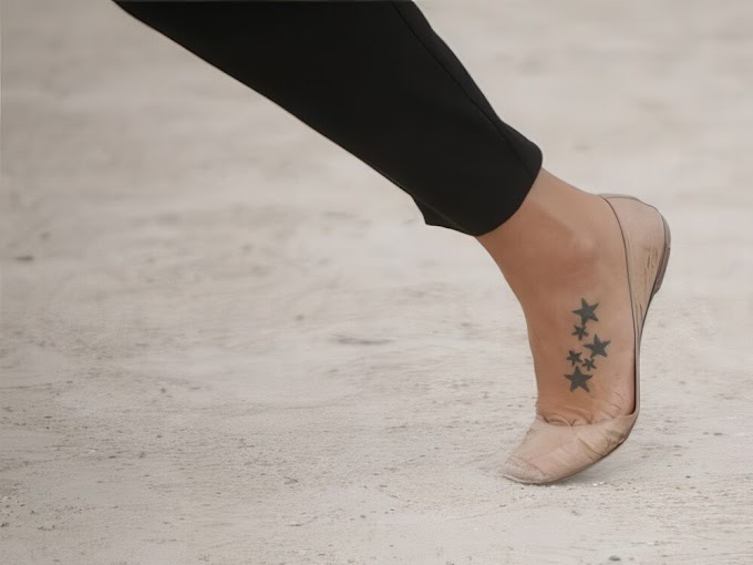 Star Tattoo Designs For Womens Feet Free