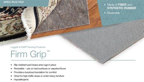 Vinyl plank flooring is a durable choice for home flooring. Firm Grip Area Rug Pad - Carpet | Hardwood | LVT | Tile