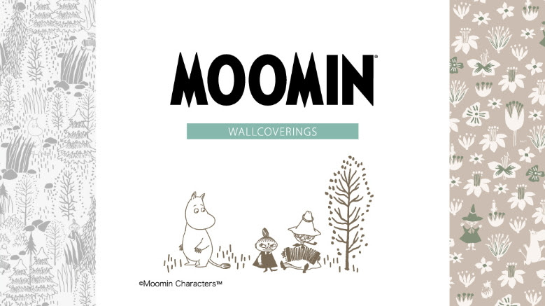 ムーミンの壁紙が登場 アーキッシュデザイン