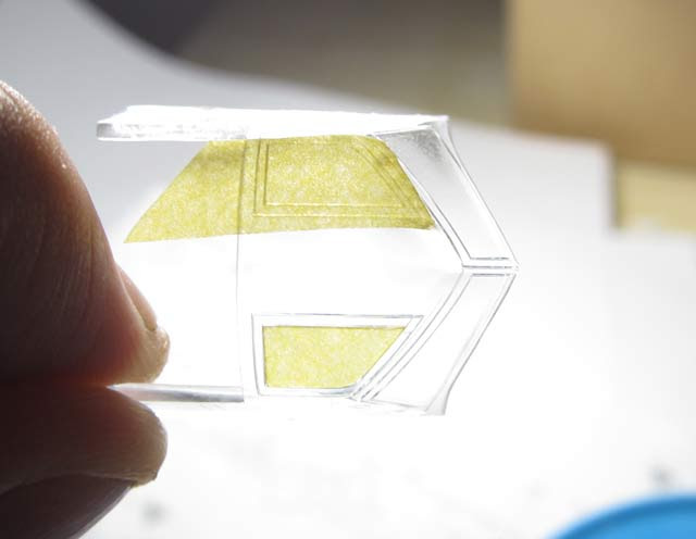 tip for masking clear parts