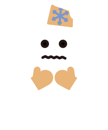 吹雪イラスト 大雪注意報 警報 凍えて寒い雪だるま 可愛い無料イラスト素材集