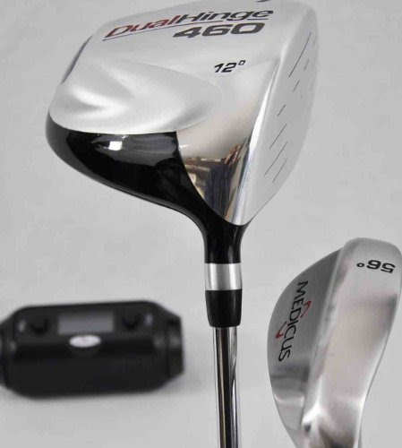 3 Piece DA Combo Medicus Golf 460CC RH D.A. Driver+Dual Hinge Wedge+Power Meter