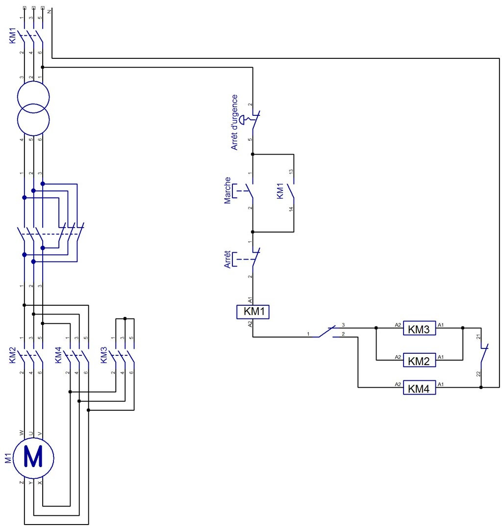 Schema De Cablage Moteur Asynchrone ~ schéma câblage et branchement de
